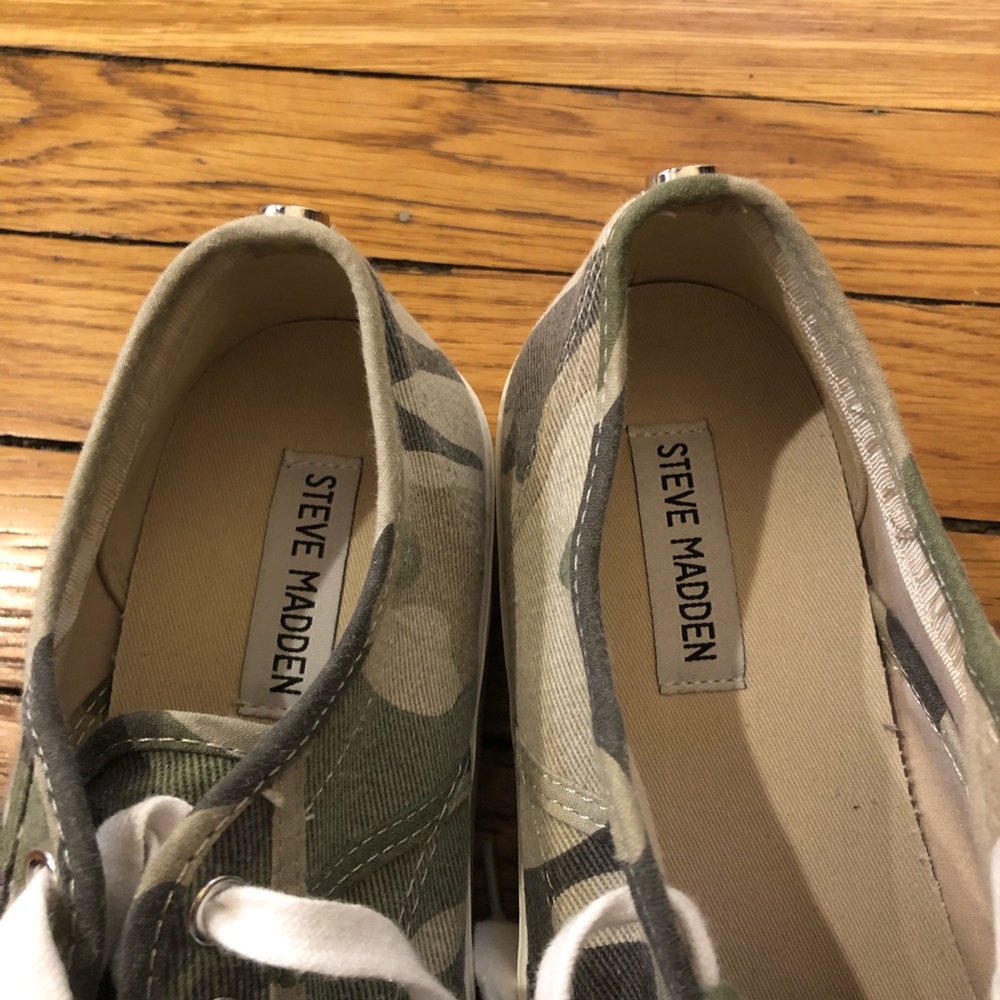 Camo Platform Sneakers - image 3